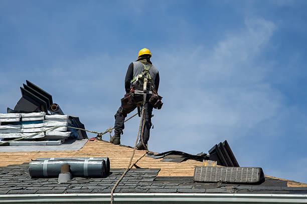 Professional Metal Roofing technician working in Galveston, IN
